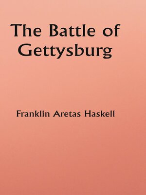 cover image of The Battle of Gettysburg